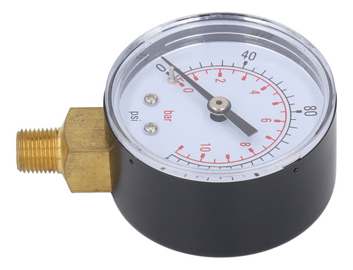 Manómetro Axial 0 A 160 Psi 0 A 11 Bar 1/8 Pulgadas Npt 2.0
