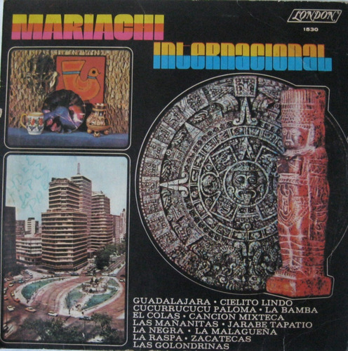 Mariachi Internacional London Records (colombia) Lp Vinilo