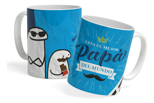 Mug Pocillo Taza Día Del Padre - Meme Flork 1 - Regalo Papá