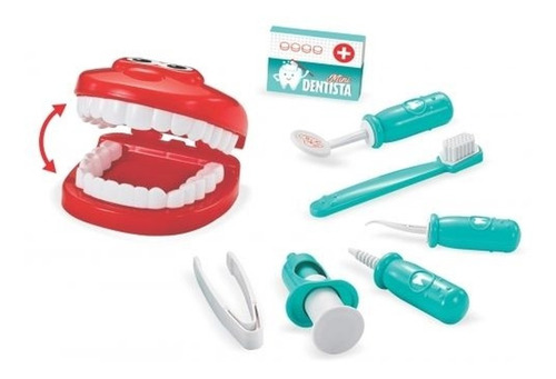 Brinquedo Profissão Infantil Educativo Kit Mini Dentista 