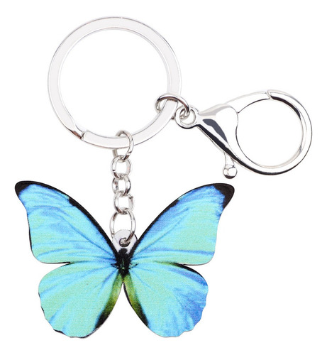 Llaveros Bonsny Morpho Menelaus De Mariposa Para Mujer, Bol