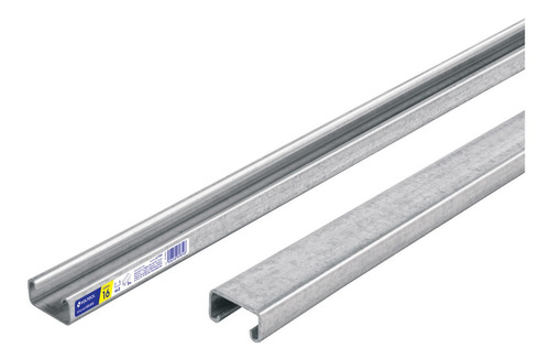 2 Perfiles Unicanal Sólido Volteck De 1.5m 4x2cm Calibre 16