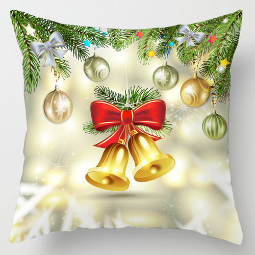 Decoración Navideña Funda Cojín Navideña Feliz Navidad-9pcs