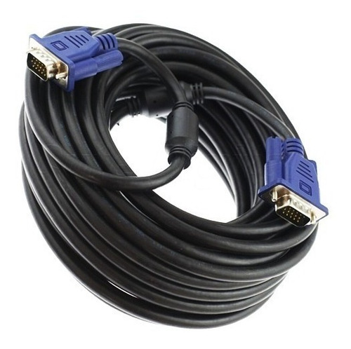 Imagen 1 de 5 de Cable Vga Macho A Vga Macho 20 Metros Laptop Pc Proyector