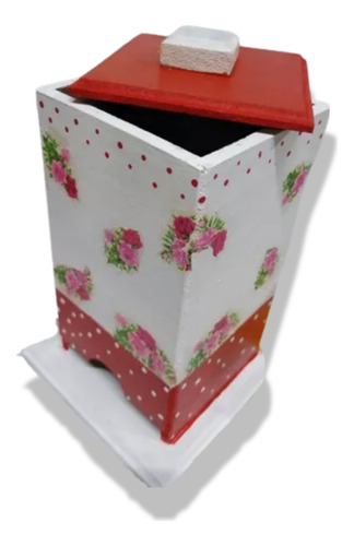 Caja De Madera Cajonera Para Té Decorada