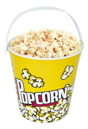 Balde De Pipoca Popcorn Com Alça 1,5l