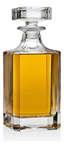 Whisky Decanter Para Licor Scotch Bourbon O Vino Sin Plomo C