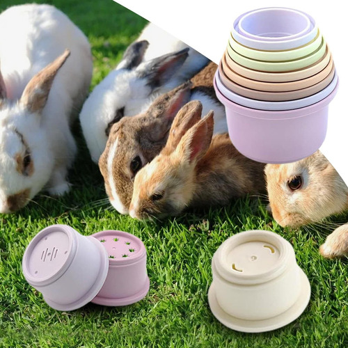 Tazas Apilables De Conejos -juego De Apilamiento Y Anidación