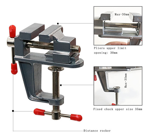 Para / Mini Abrazadera De Mesa De Joyero Banco De Trabajo /