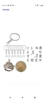 Comprar 30 Llaveros +dijes Inicial+ Corona Tiara + Para Armar Metal