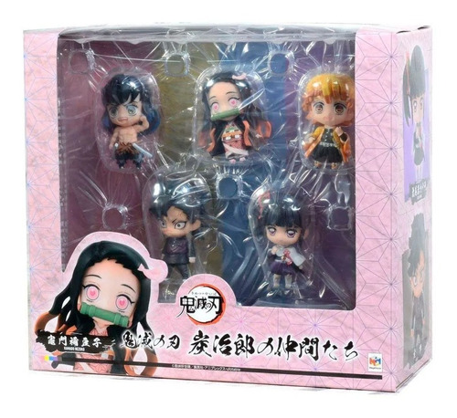 Set Figuras Kimetsu No Yaiba Tanjiro Y Amigos - Megahouse