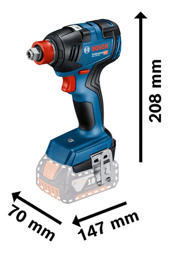 Kit Atornillador Y Llave Impacto Brushless Bosch 06019j22g1
