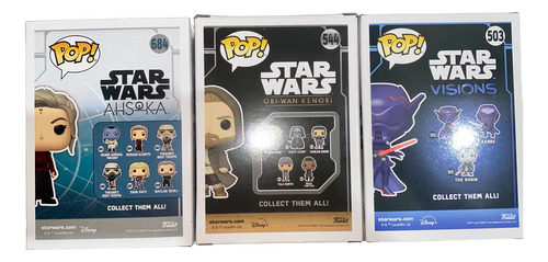 Funko Pop Star Wars Obi Wan Kenobi Morgan Elsbeth Am Set