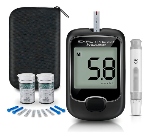 Glucometro Digital Medidor De Azucar Glucosa Para Diabético+50 Tiras Reactivas Y Lancetas+1bolsa, Biowit Eq-impulse