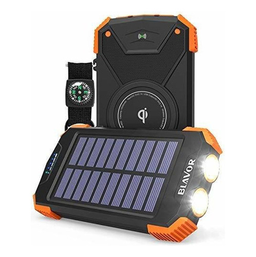 Kit Herramienta Banco De Energía Solar, Cargador Portátil 