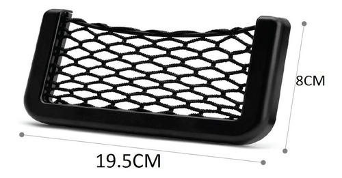 Soporte Auto Tipo Compartimento Red Elastica Celular Y Otros