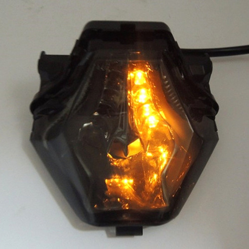 Pare Os Sinais De Seta De Fumaça Da Luz Traseira Yamaha R3