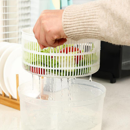 Escurridor Secador De Lechuga Spinner Manual De Ensalada Ino
