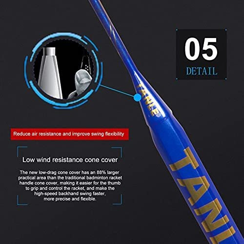 N\a Juego Raqueta Badminton Ultraligera 2.19 oz 2 4 Para