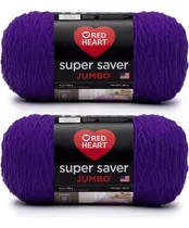 Comprar Ovillo Gigante Red Heart Super Saver, Paquete De 2, Amatista