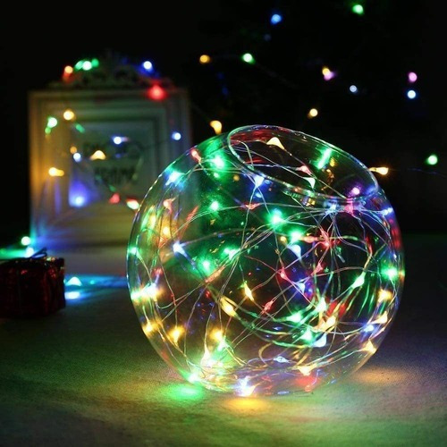 20 Paquetes Micro Led Hada Luces 2m Colores Pilas Incluidas
