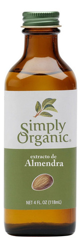 Extracto Simply Organic Almendra 118 Ml