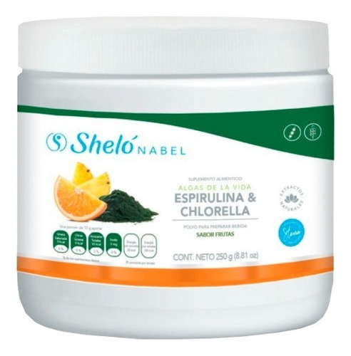 Alga Chlorella Y Espirulina En Polvo De Shelo Nabel