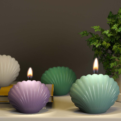 Molde Para Hacer Velas Con Forma De Concha Marina, Jabón, Bo