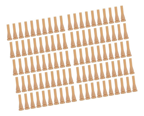 100pcs Vara De Remoção De Pelos De Aves Cor Da Pele