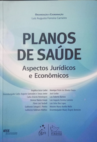 Livro Planos De Saúde De Luiz Augusto Ferreira Carneiro (Usado)