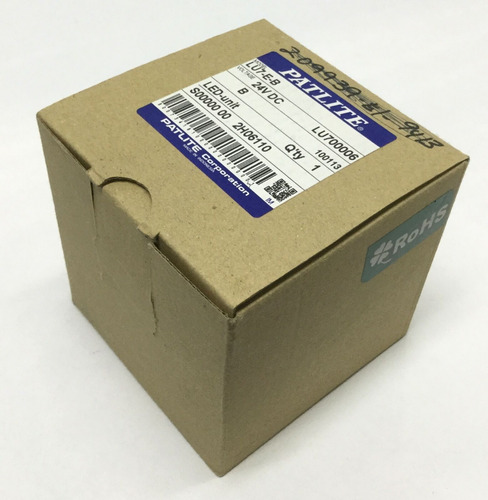 Patlite Lu7-e-b Stack Light Tower Led Blue Lens Lamp Mod Ssb