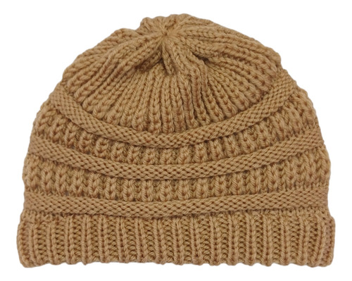Turbante, Gorrito Para Bebé De Tejido Sencillo Sin Moño