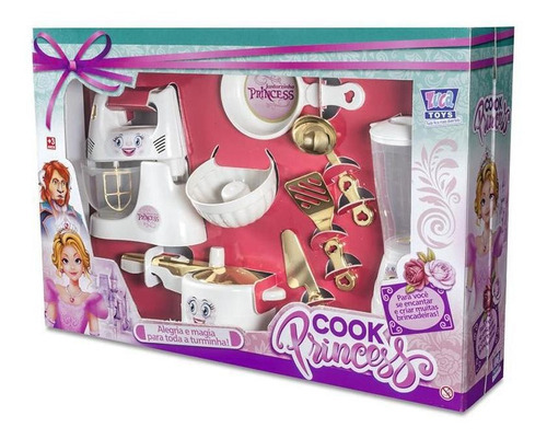 Kit Cozinha Infantil Liquidificador Cook Pricess - Zuca Toys