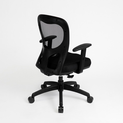 Silla Citiz Respaldo Ergonómico Almohadilla Regulable Rossi Color Negro - Tela Marathon