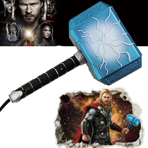 Martillo Electrónico Hasbro Marvel Legends Thor Mjolnir, 2 U