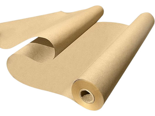 Bobina Papel Madera Para Envolver Kraft 80gr Rollo 80cm 16kg