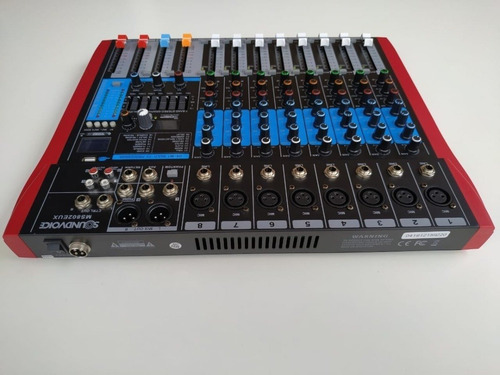 Imagem 5 de 10 de Mesa De Som Soundvoice Ms 802 Eux Com Bluetooh