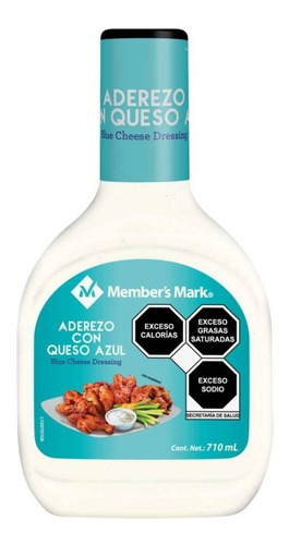 Aderezo Blue Cheese Ensalada Member's Mark Botella 710 ml