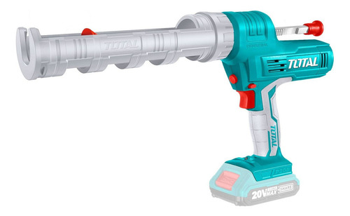 Pistola Inalámbrica Total 20v, Para Silicona En Pomo, Cartucho 10'', Velocidad Variable - No Incluye Batería Ni Cargador - Tcgli2001