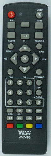 Controle Remoto Conversor Inova E Set Top Box 7493
