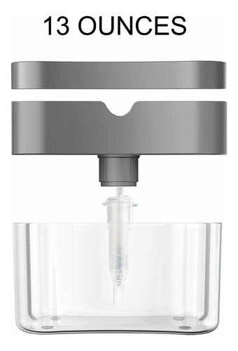 Dispensador De Jabón Para Platos Con Soporte Para Esponjas (