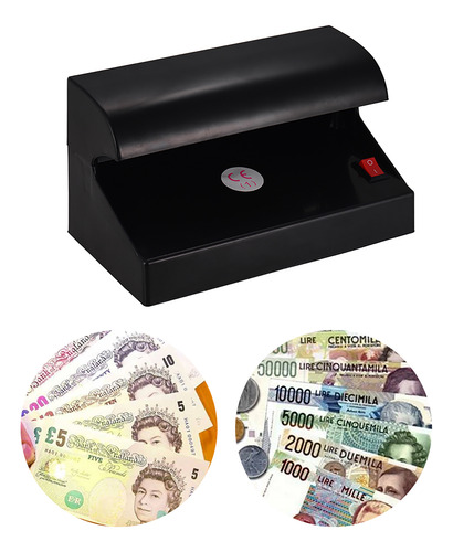 Detector De Dinero Multidivisa Portátil De Escritorio Falsif