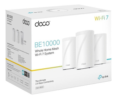 Tp-link Deco Be63 Be10000 Wireless Tri-band 2.5g (2-pack)