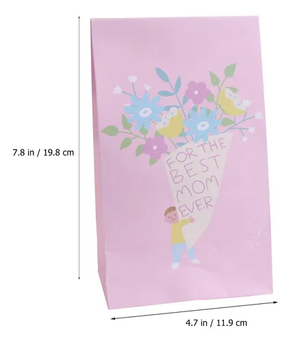 Bolsas De Papel Para Regalos Para El Día De La Madre, Bolsa