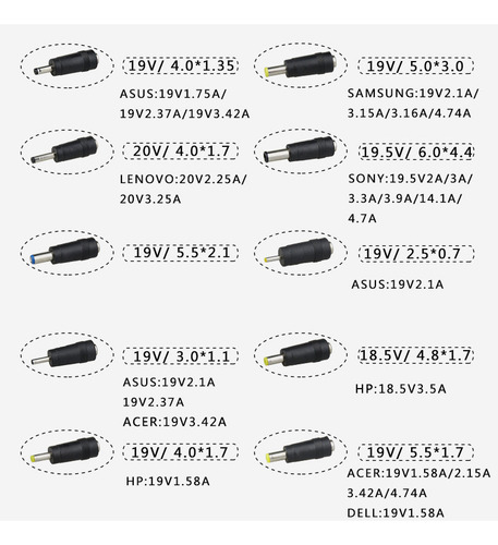 B Cargador Universal Con Adaptador De Corriente