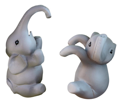 2 Piezas Mini Estatuas Trepando A La Olla De Flores De