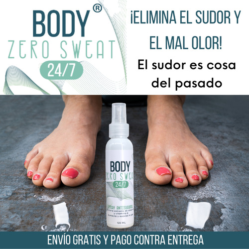 Antisudoral Body Zero Sweat - mL a $575
