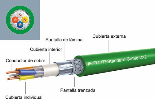 Cable Profinet Siemens Original X20mts