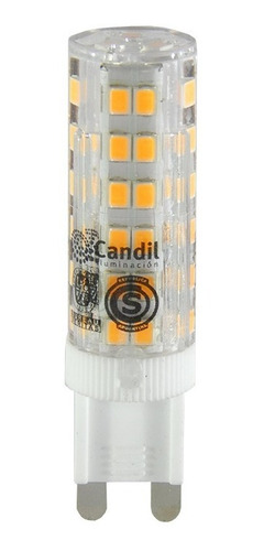 Imagen 2 de 10 de Lámpara Led G9 8w 220v Candil Luz Fria 6500k