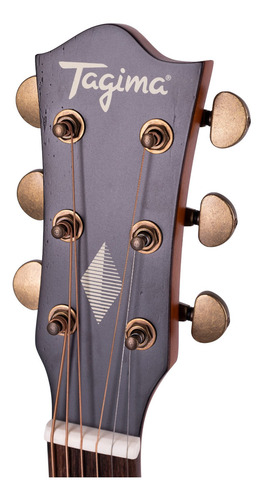 Violão Tagima Com Efeitos Bluetooh Chorus Delay + Acessórios Cor Natural Orientação Da Mão Destro